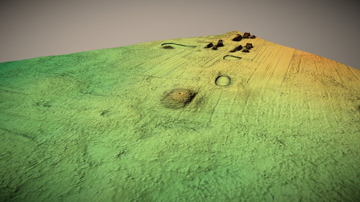 Rusališkės piliakalnis (Lithuania) – Gratis 3D-model STL