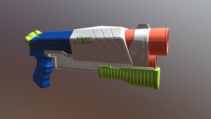Scatter Plastic 3D Model