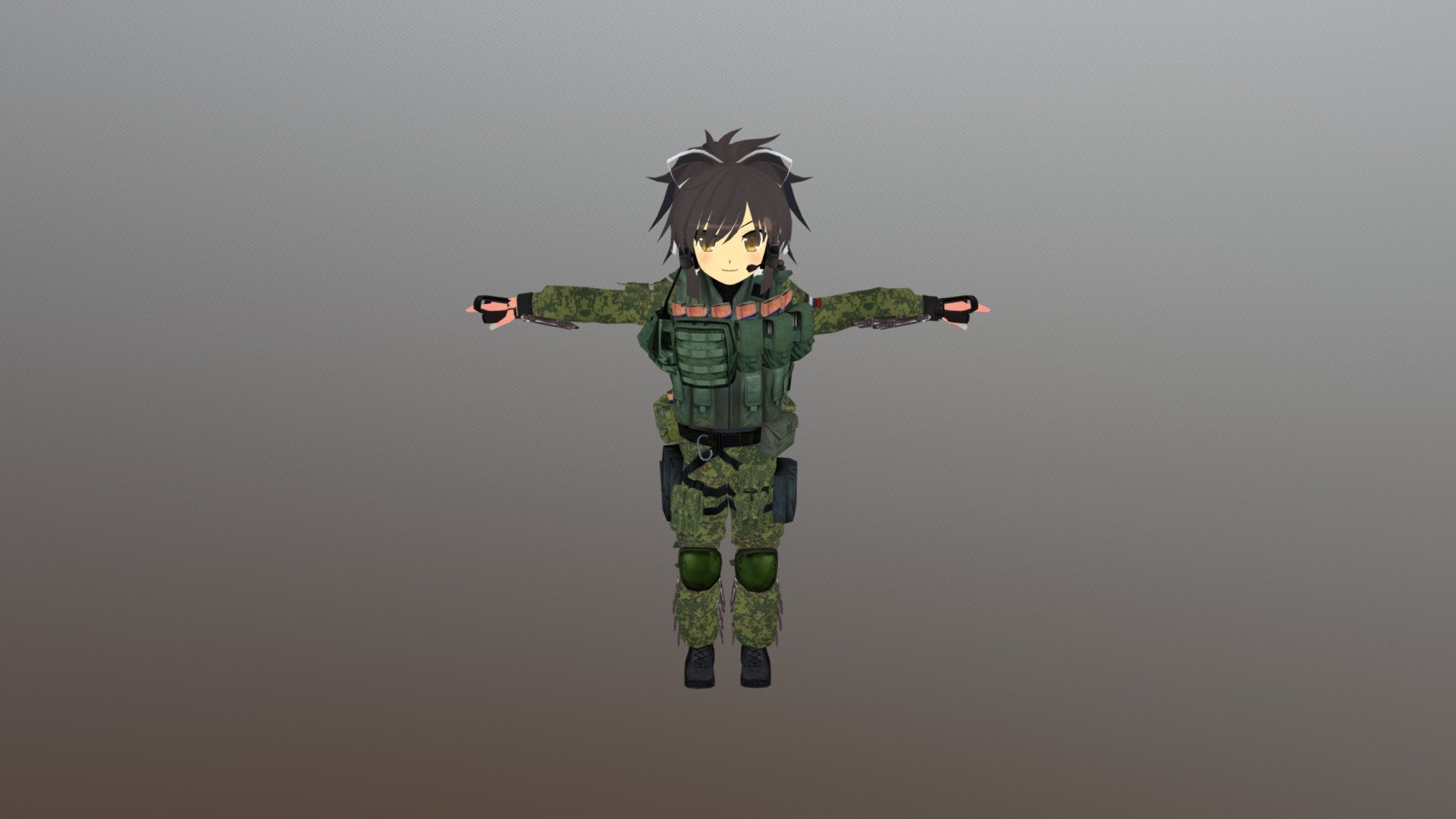 ВС РФ аниме для VRCHAT — Sketchfab embed 3D viewer