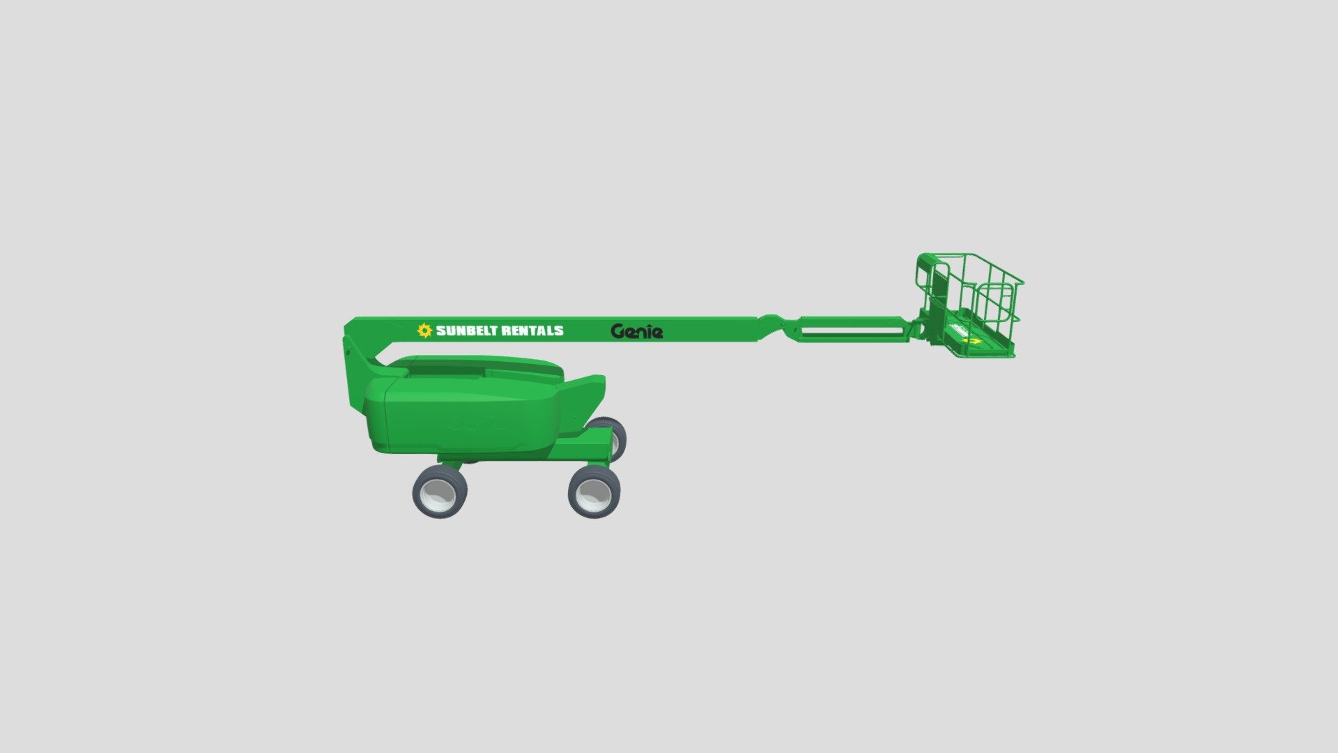 Sunbelt Rentals Telescopic Boom Lift (S60J) 3D model by bimstore