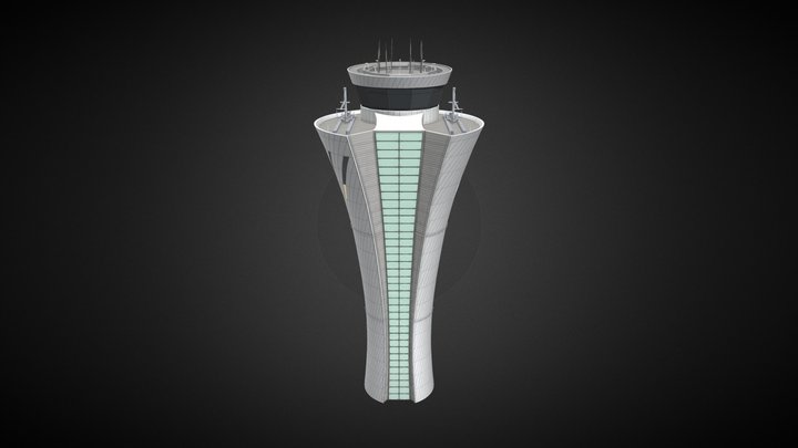 Control Tower San Francisco 3D Model