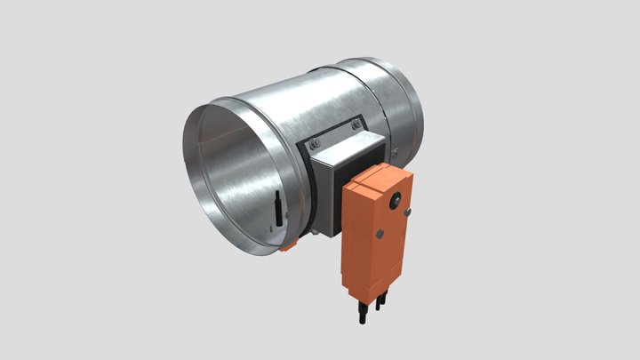 Klapa odcinająca mcr FID PRO 200 3D Model