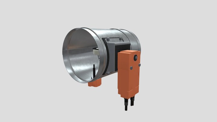 Klapa odcinająca mcr FID PRO 200 3D Model