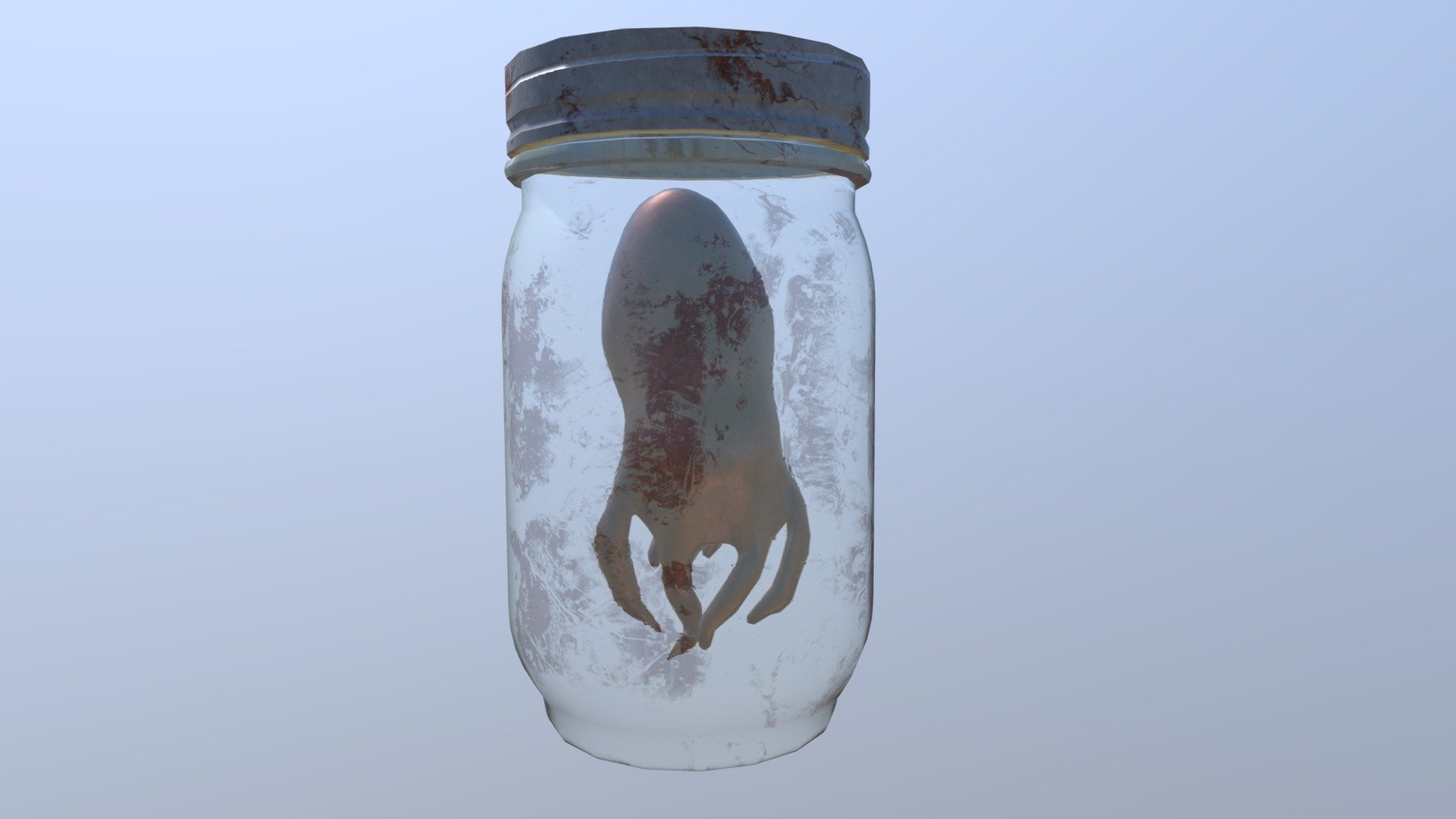 Octopus in jar
