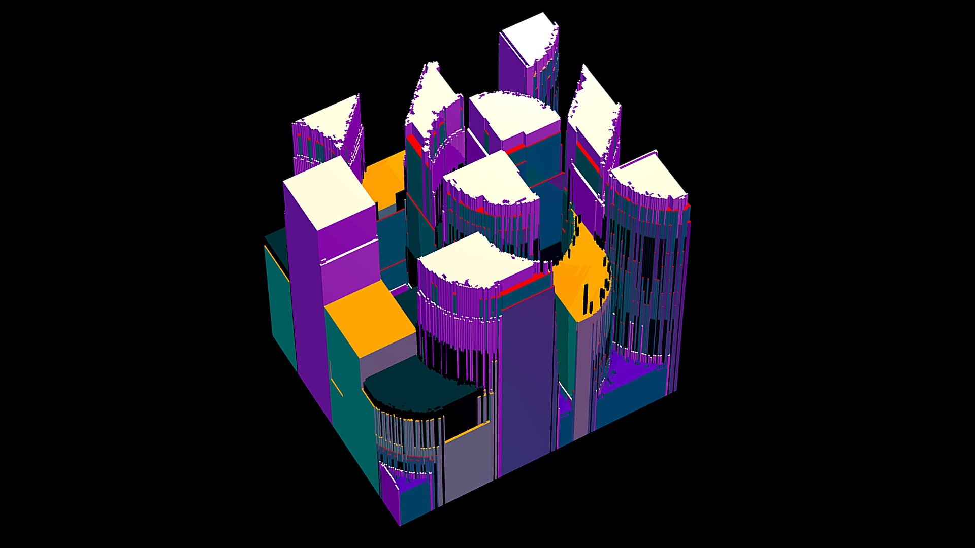 Graphic Design City - Download Free 3D model by Acute Line ...