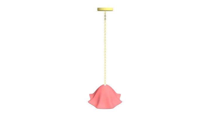 Ceiling Lamp Modeling in Sketchup 3D Model