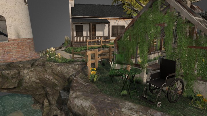 DAE Diorama - By The Ocean 3D Model