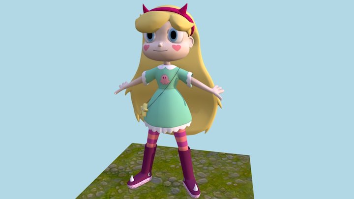 Star Butterfly 3D Model