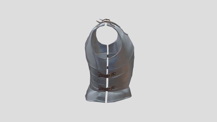 Chest Plate Armour 3D Model