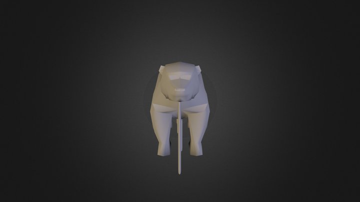 545ca976ebac4polygonalbear 3D Model