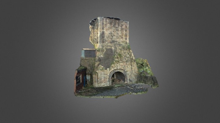 'Old Number One' Furnace - Brymbo Iron Works 3D Model