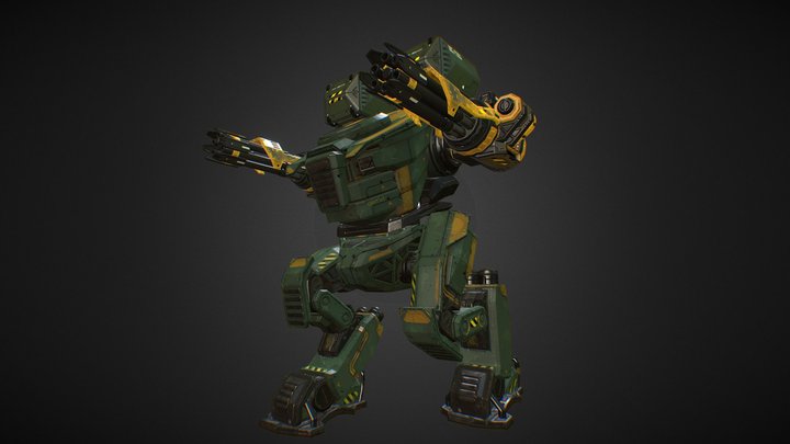 Mech 1 - Mechs and Weapons Pack 3D Model
