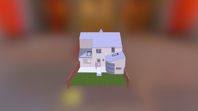 Kitchen extension to listed building 3D Model