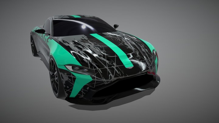 Aston Martin Vantage Livery Contest 3D Model
