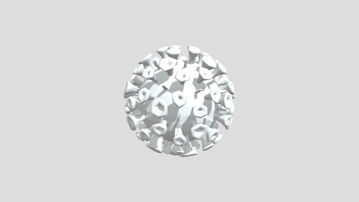 Influenza Virus 3D Model