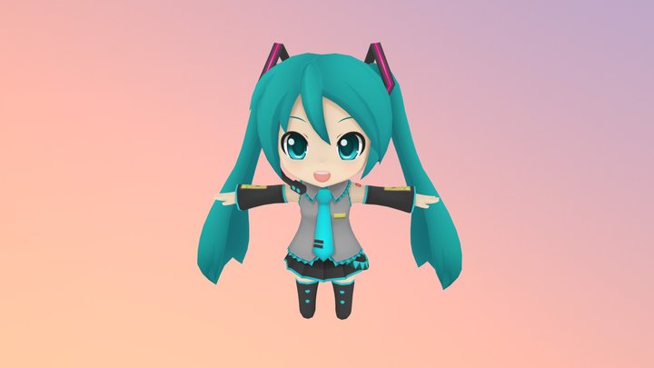 nendroid miku 3D Model