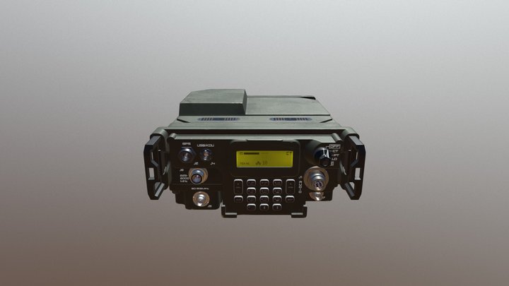 Tactical Radio 3D Model