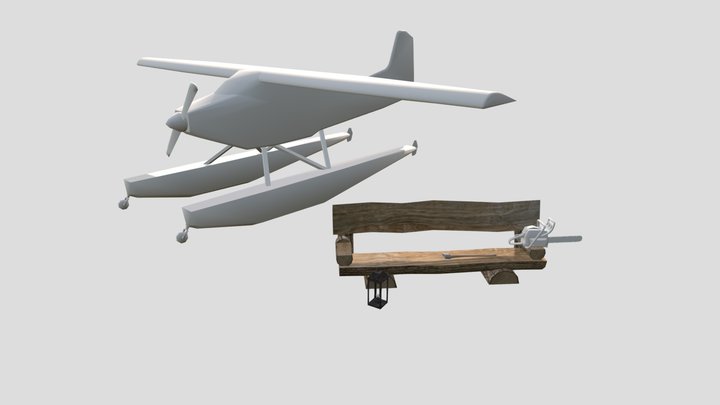 Eco Home - Unwrap 2 More Detailed Props 3D Model