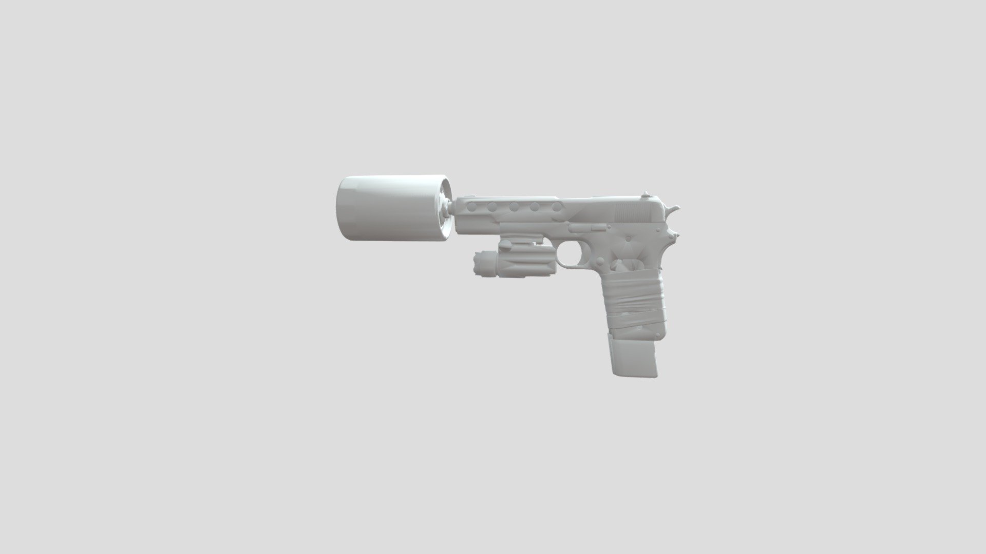 Suppressed 1909 Colt - 3D model by STALKER (@STALKER72) [96e8c42 ...