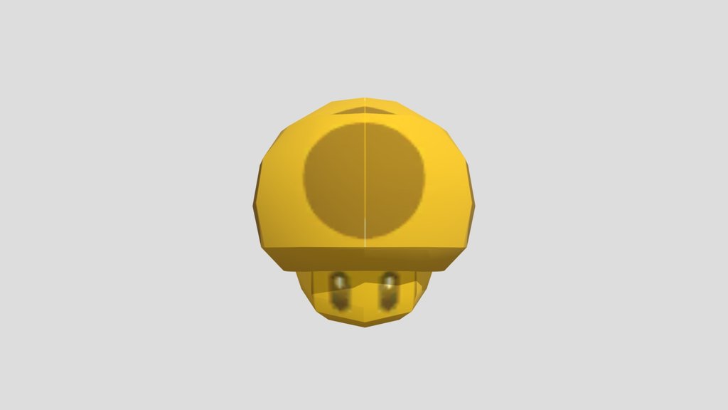 New Super Mario Bros 2 Mushroom gold