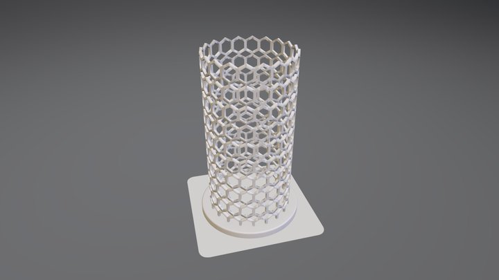 Hexagon Pattern Design 3D Model