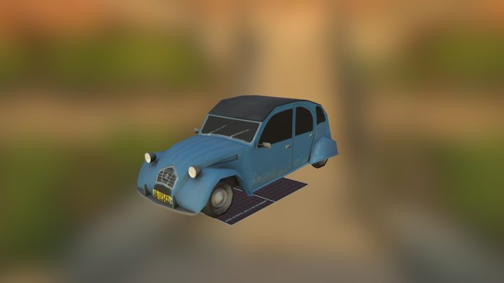 3D_prop_Car 3D Model