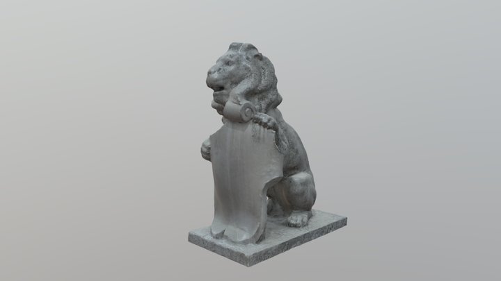León Parque de María Luisa [I] 3D Model