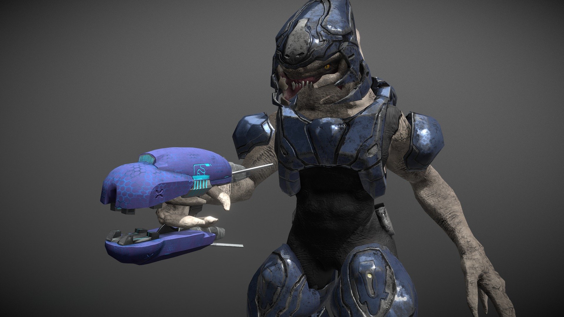 Halo 4 Elite - 3D model by Kevin Soria (@kevinsoria) 96eceed.