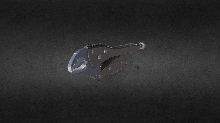 Alicate de pressão 3D Model