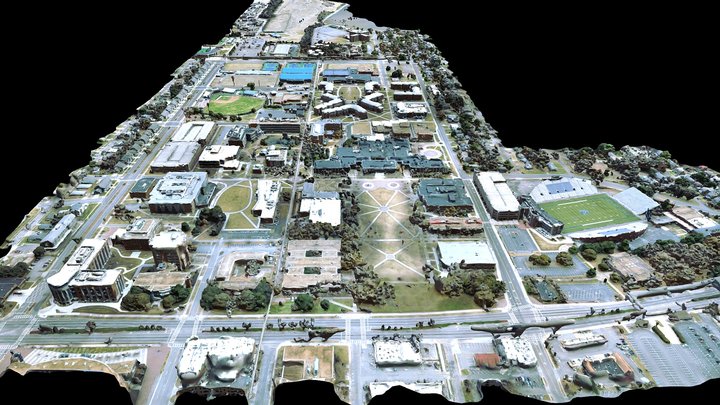 Old Dominion University (ODU) Campus Norfolk VA 3D Model