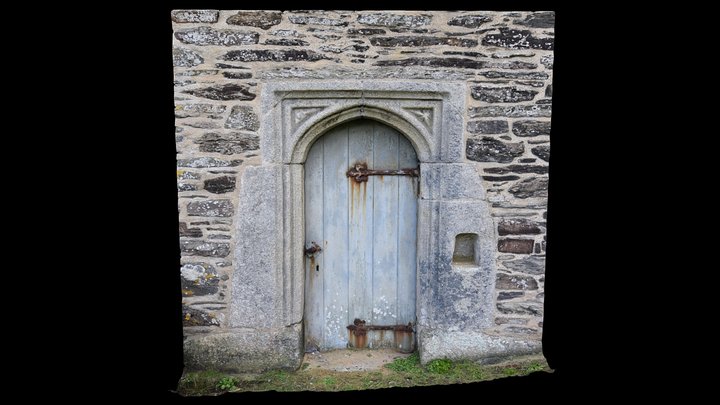 Gunwalloe Church, Cornwall - North Door 3D Model