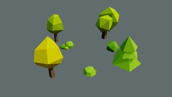 Forest Asset 3D Model
