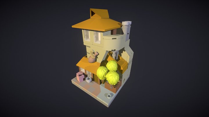 La Casa Del Pollo 3D Model