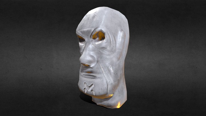 Abstract Cultural Face Carving