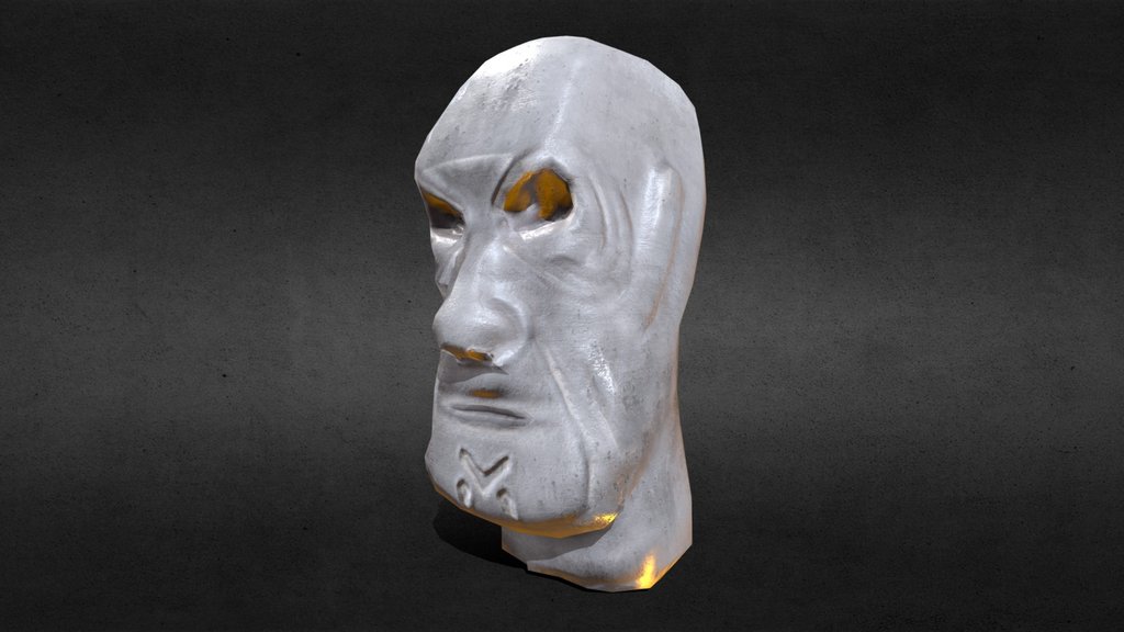 Abstract Cultural Face Carving