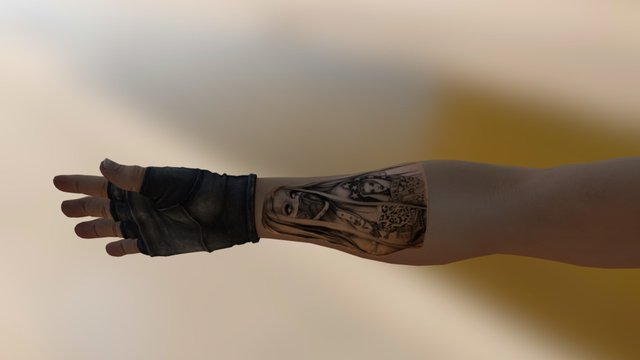 Hand cs go 3D Model