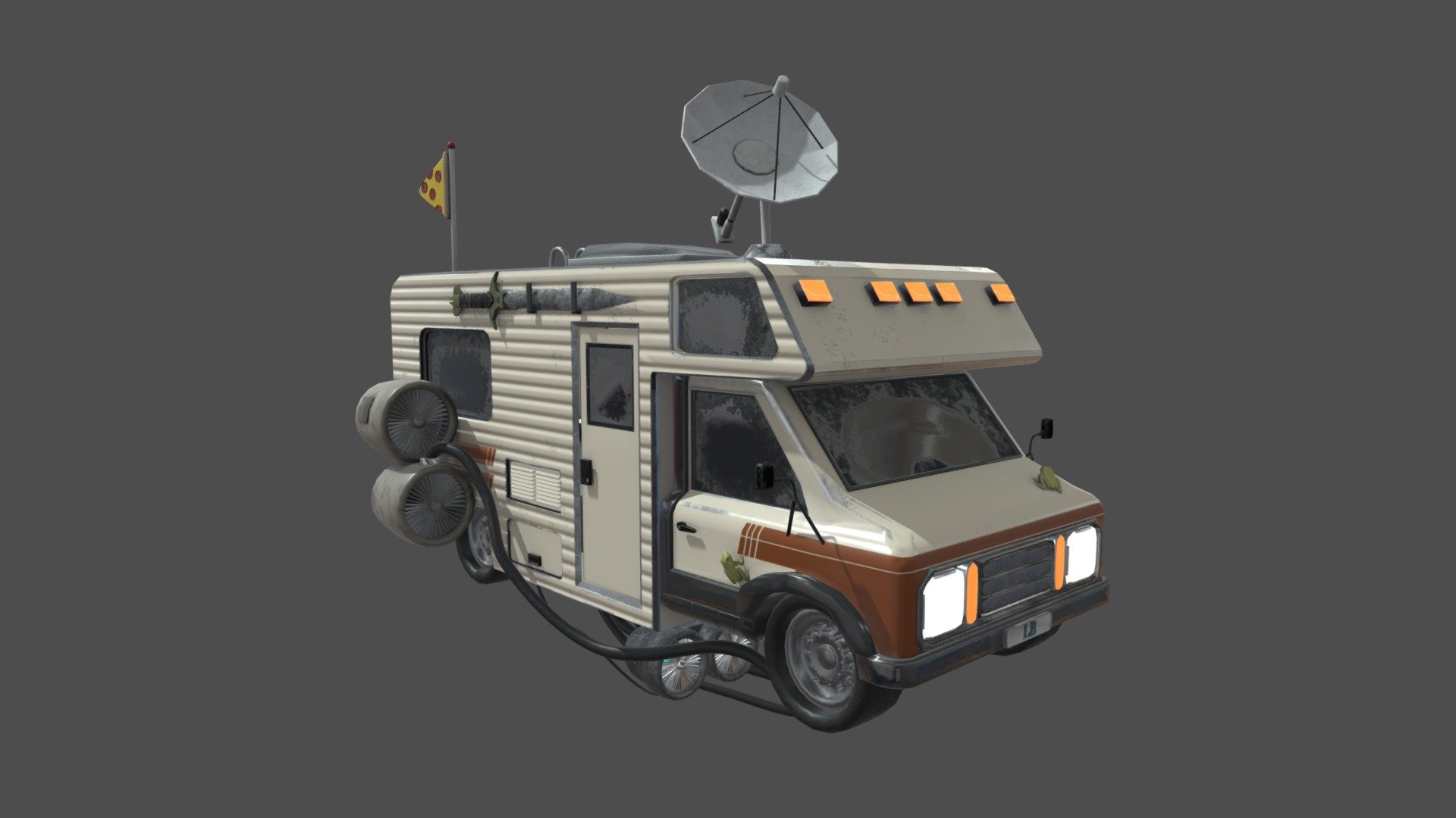 Flying RV - 3D model by buracchi.liz01 [96f1038] - Sketchfab