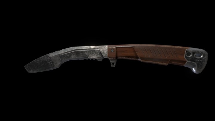 Kukri Knife 3D Model