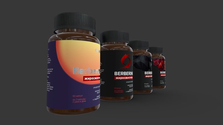 Берберин GreenLife 3D Model