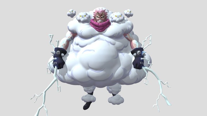 Cloud+giant+character+3d+model – Free 3D Model STL