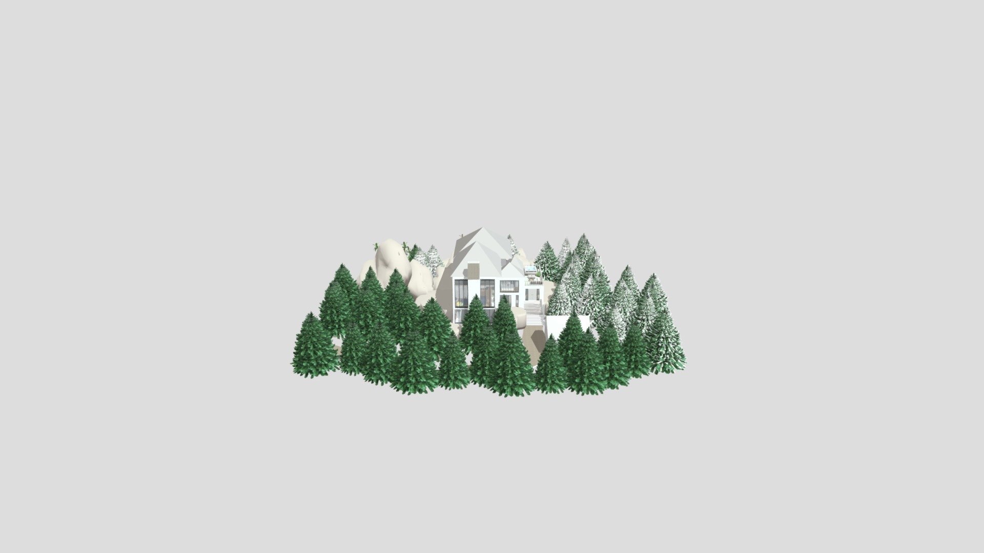 winter chalet