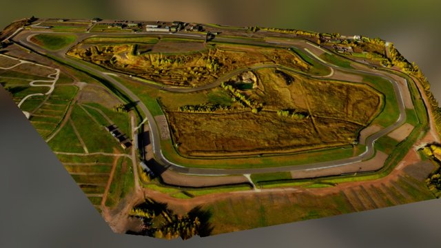 Knockhill Racing Circuit 3D Model