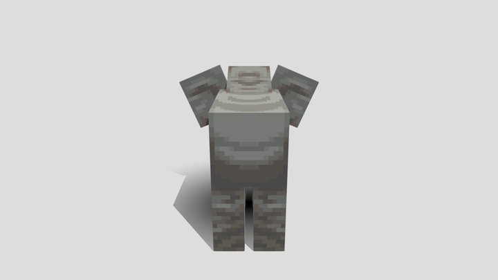 Minecraft Elephant 3D Model