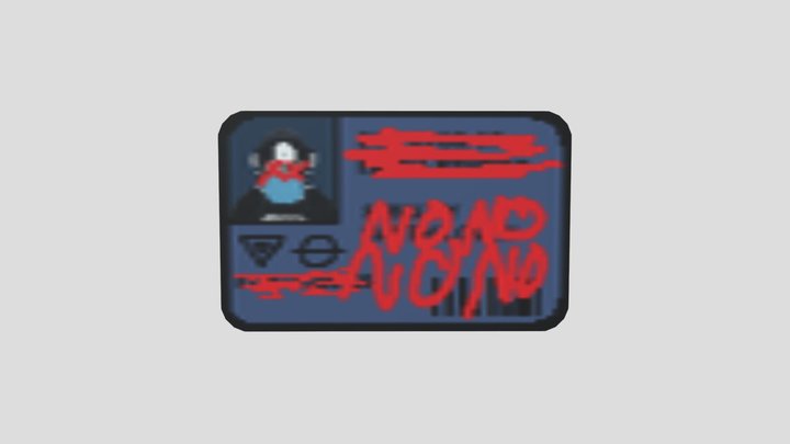 Gorilla Tag ID Card 3D Model