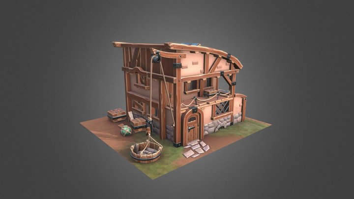Harbor house 3D Model