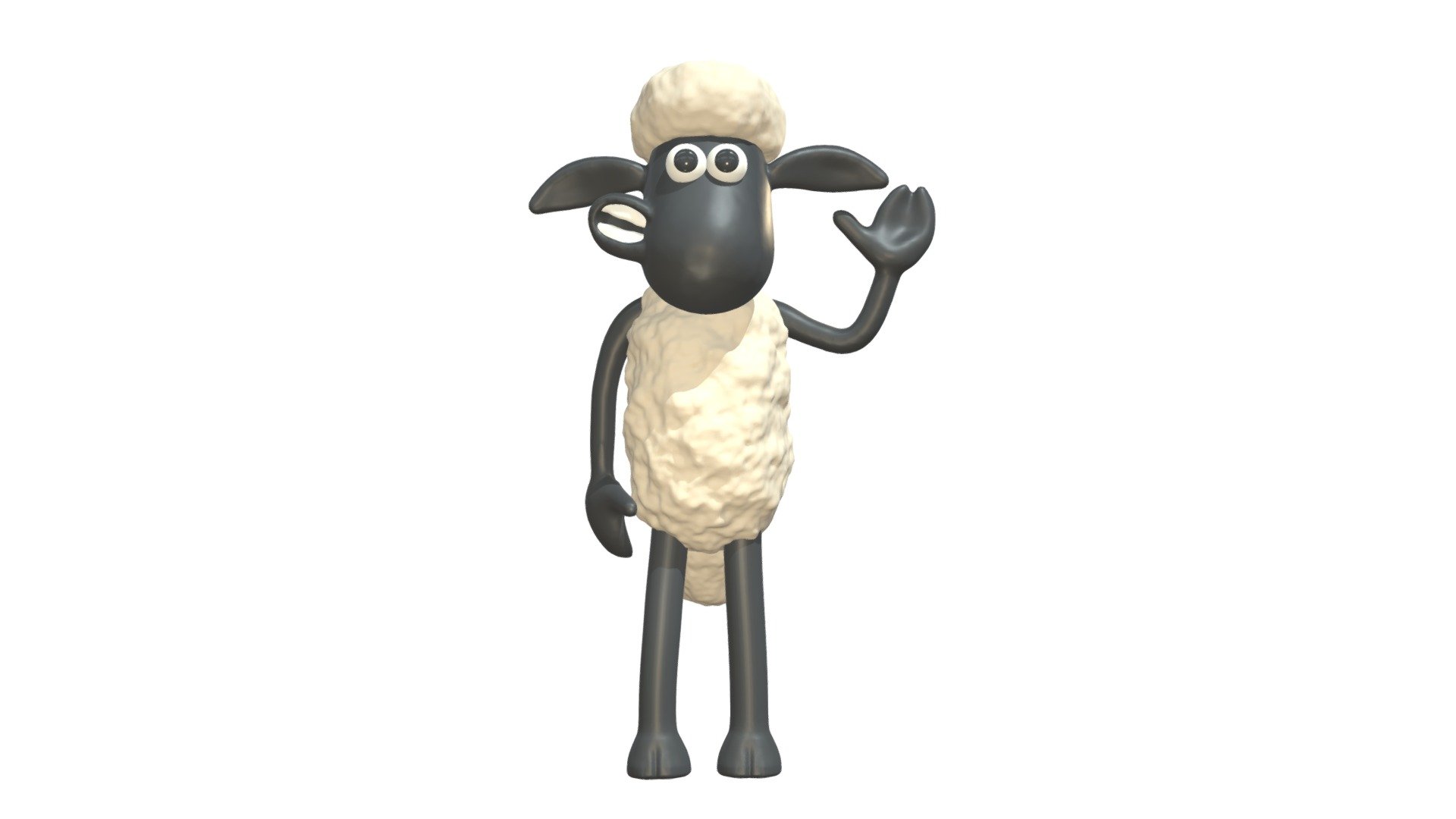 Shaun The Sheep 3D Print Model | lupon.gov.ph