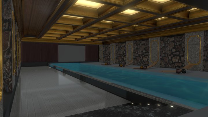 Artcollection room with Office 3D Model