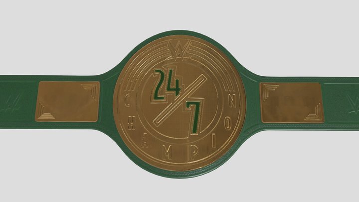 WWE - 27 7 BELT – Kostenloses 3D-Modell STL