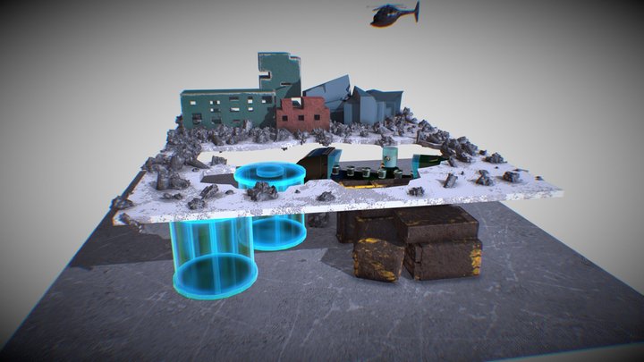 Villain's lair 3D Model