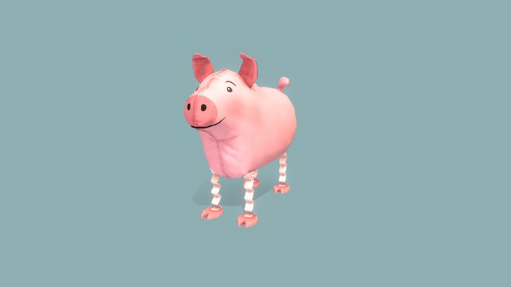 Pig balloon 3D Model